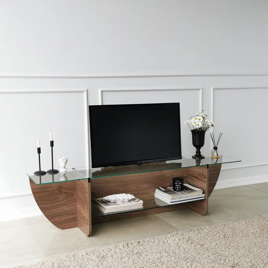 Stolik TV Lily Walnut