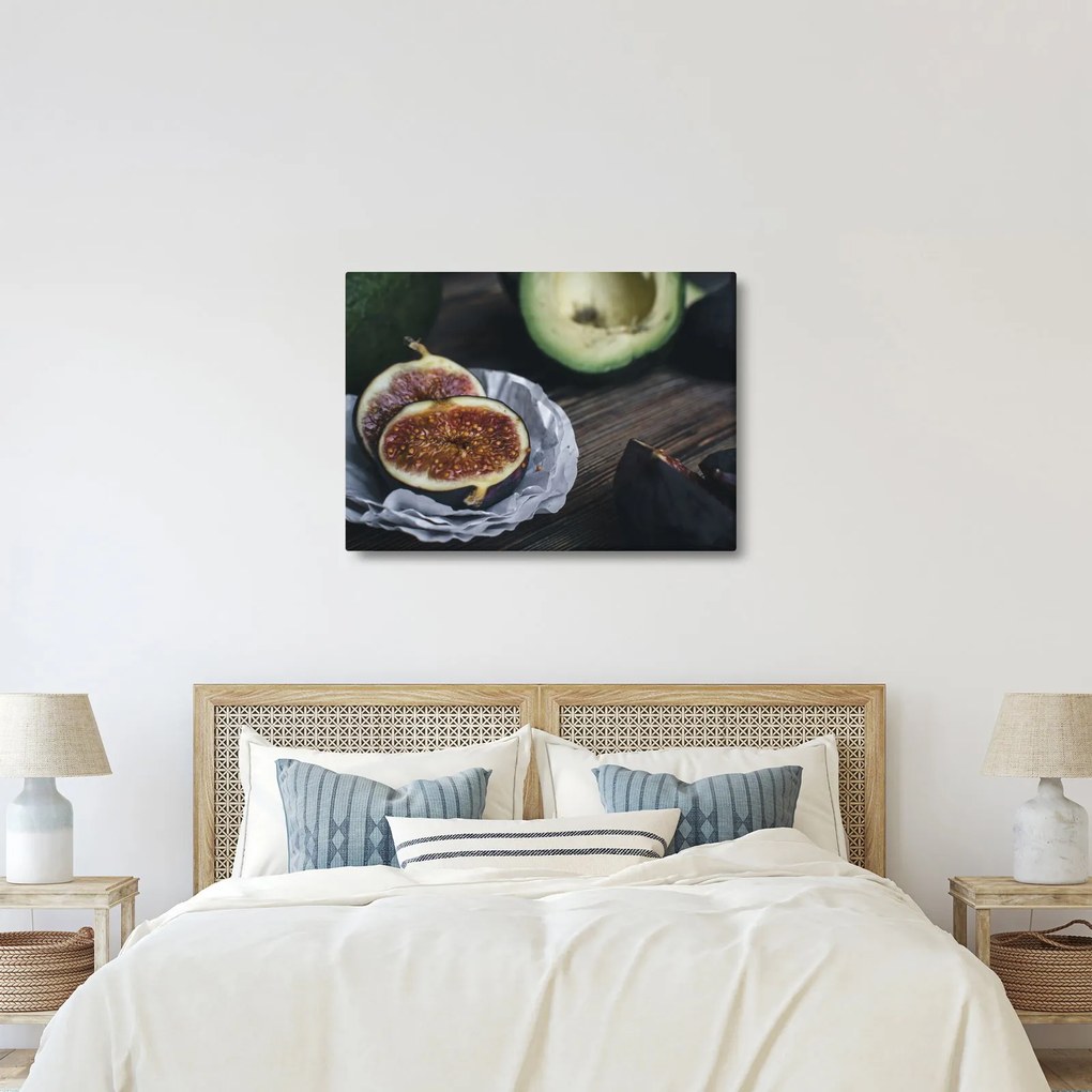 Obraz fig i awokado (70x50 cm)