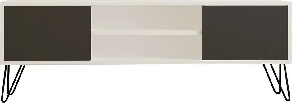 Stolik pod telewizor Hare White and Anthracite