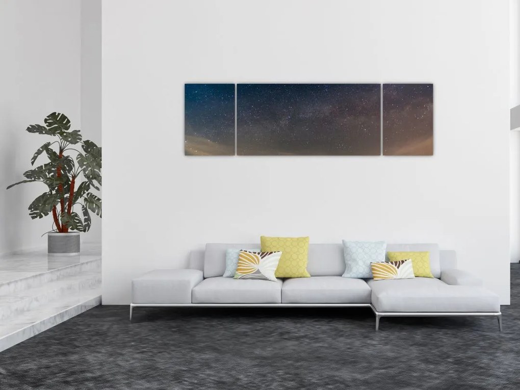 Obraz nocnego nieba (170x50 cm)