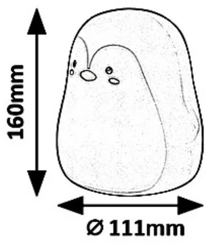 Rabalux 5410 Lampa dekoracyjna Pingwin Baloo