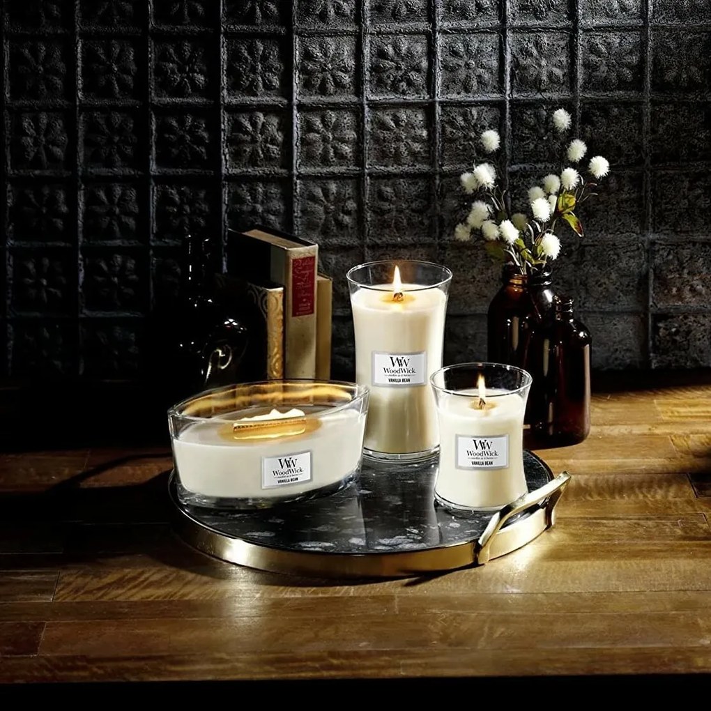 WoodWick Świeca zapachowa w dużym słoiku VanillaBean, 609 g