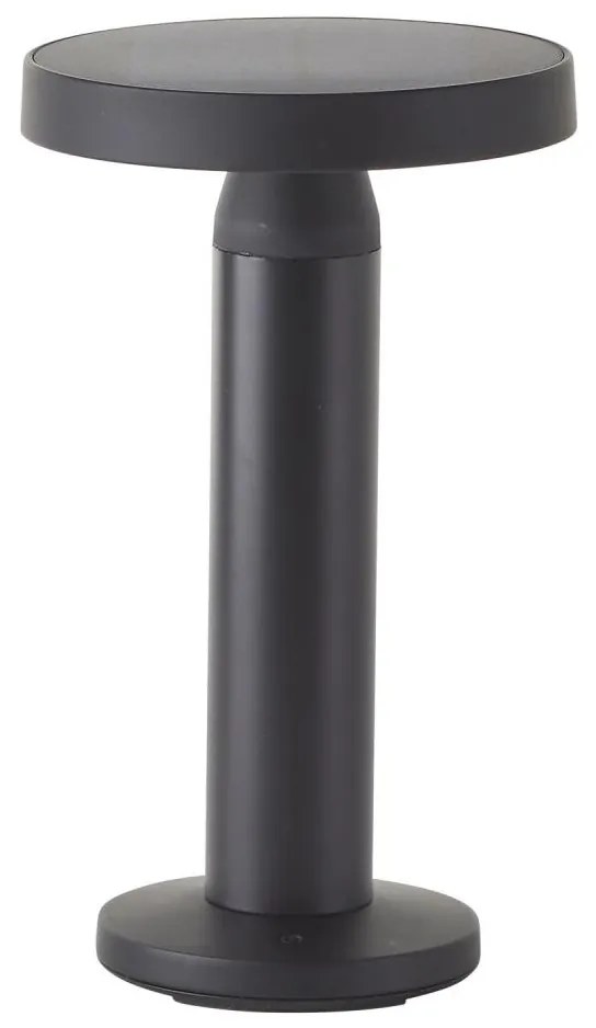 Brilliant MAGUA LED/2W/3,7V IP44 czarna lampa solarna z dotykowym ściemniaczem