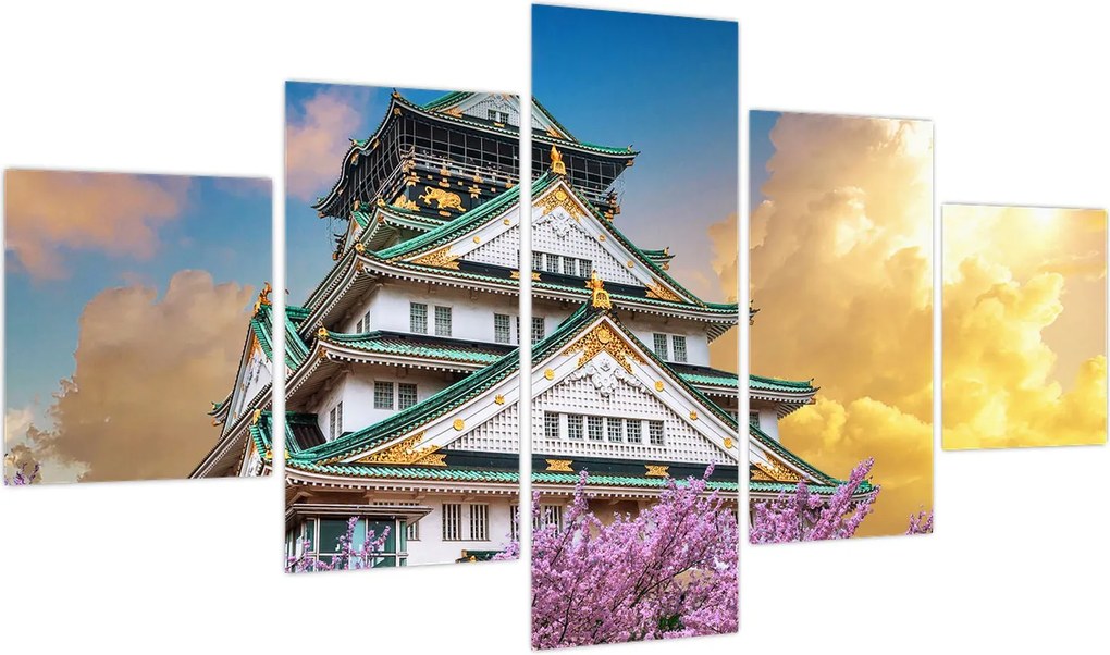 Obraz - Zamek Osaka (125x70 cm)