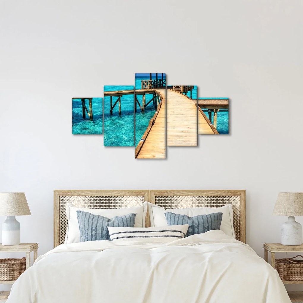Obraz - Molo (125x70 cm)