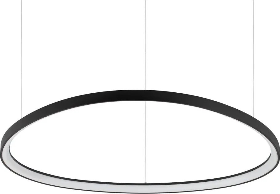 Ideal Lux - Żyrandol LED na lince GEMINI LED/78W/230V 2700K śr. 105 cm CRI 90 czarny