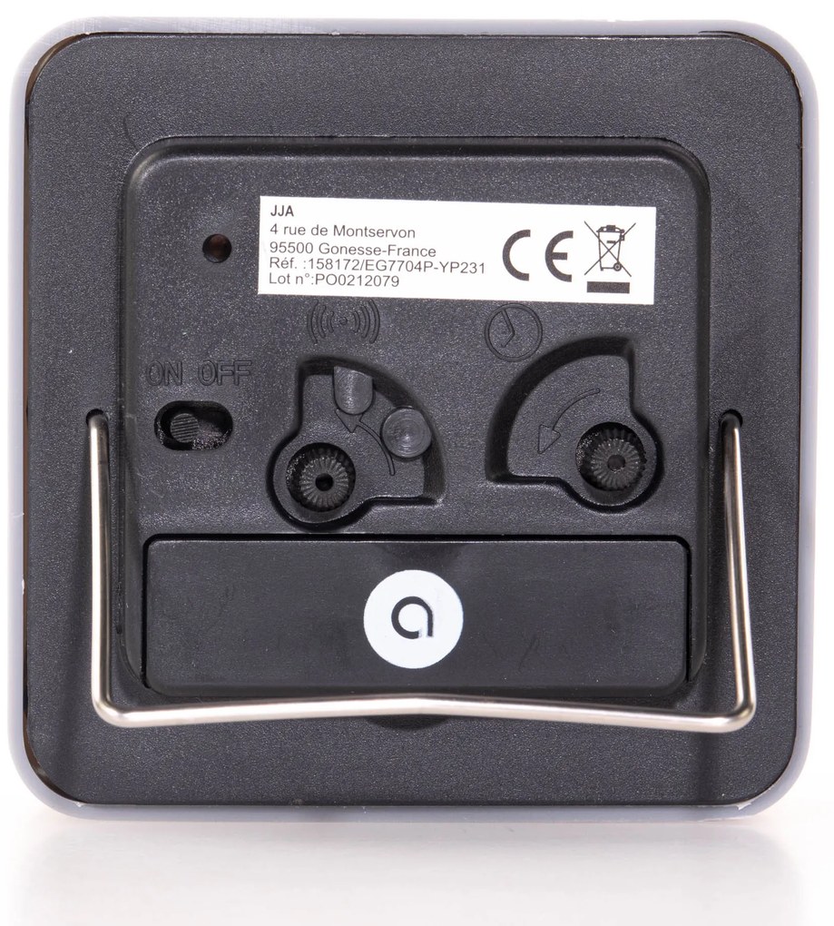Cichy zegar do sypialni, budzik z mechanizmem QUARTZ