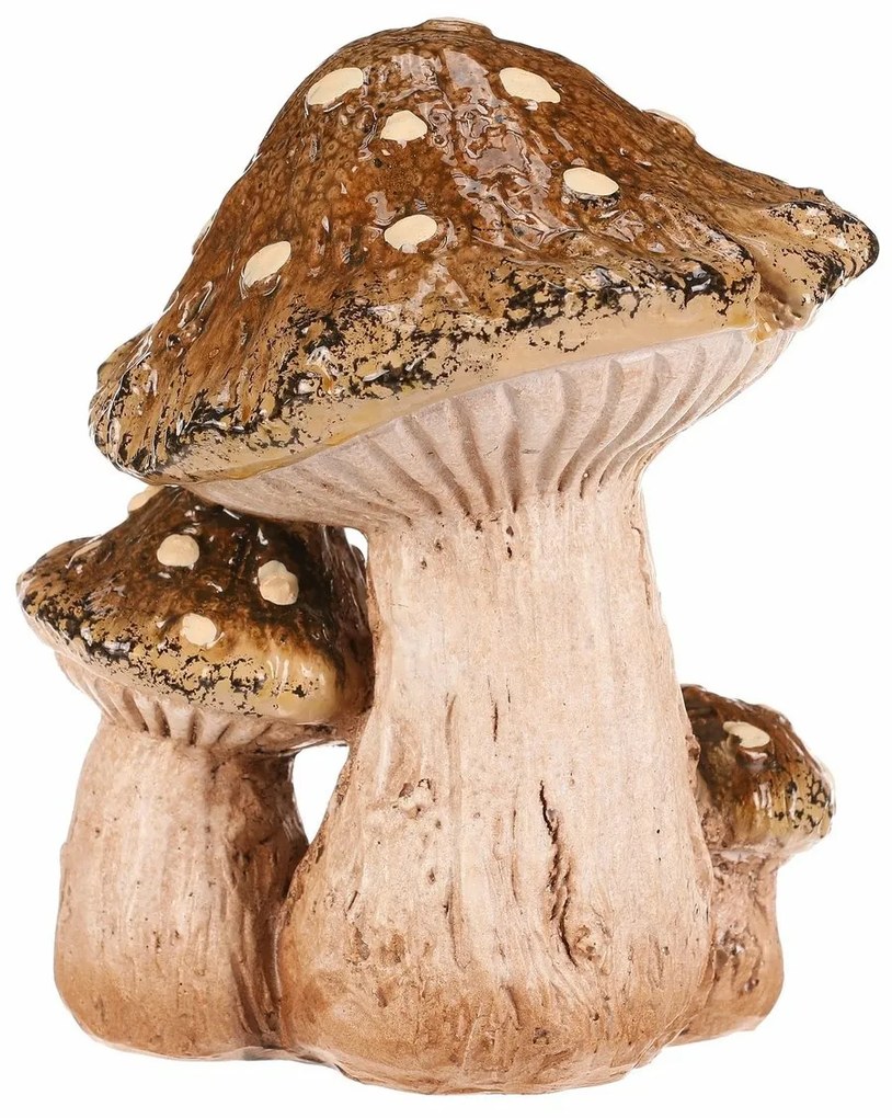Jesienne dekoracje Grzyby, 13 x 10 x 14 cm, żywica