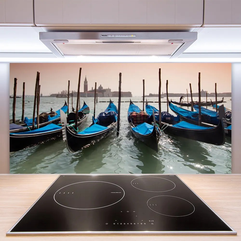 Panel nad blat kuchenny Przystań Łodzi nad Kanałem