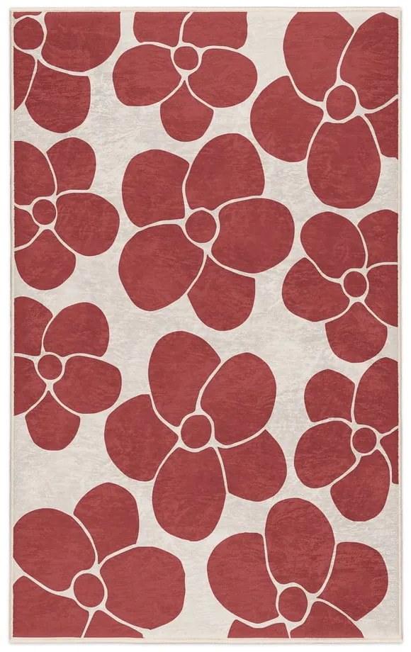 Czerwony dywan odpowiedni do prania 60x100 cm Red Meadow – Mila Home