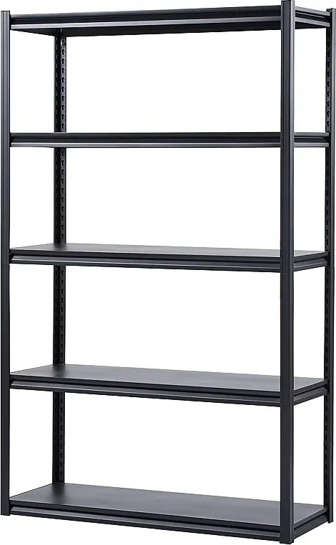 Metalowe Regały Garażowe SucceBuy 5-Poziomowe Regały Garażowe, 46 cm G x 122 cm W x 198 cm W