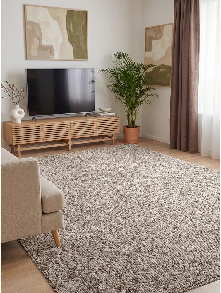 Szary dywan odpowiedni do prania 160x230 cm Rocco Taupe – Elle Decoration