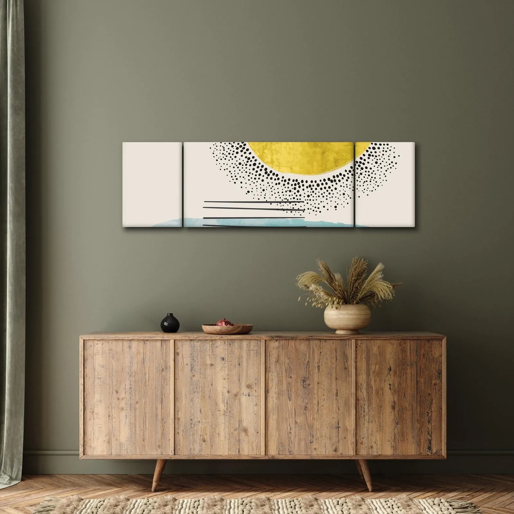 Obraz - Abstrakcyjny obraz plaży N⁰2 (170x50 cm)