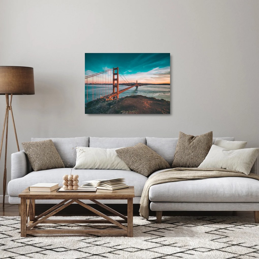 Obraz na szkle - Golden Gate, San Francisco (70x50 cm)