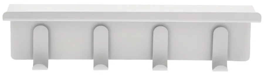 Jasnoszary stalowy wieszak ścienny z półką 11,5 cm A-Hallway – Zone