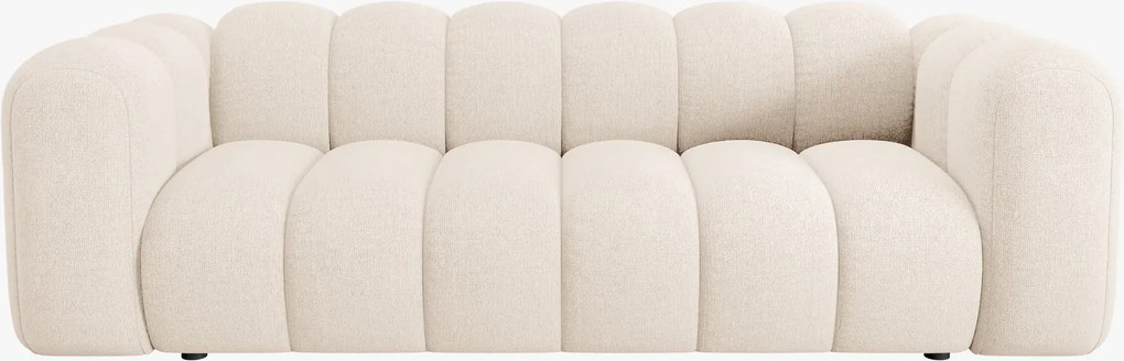 OUTLET Sofa 3-osobowa jasny beż szenil 230/95/70 Lupine od Micadoni