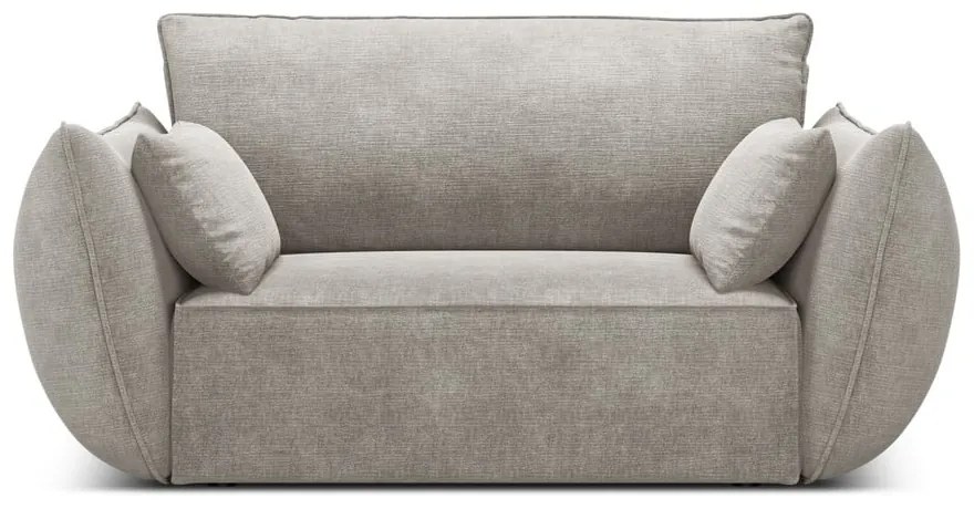 Jasnoszary fotel Vanda – Mazzini Sofas