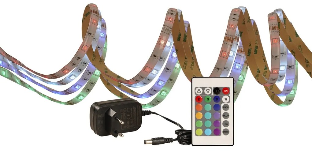 Retlux RLS 105 Samoprzylepna taśma LED RGB, 3 m