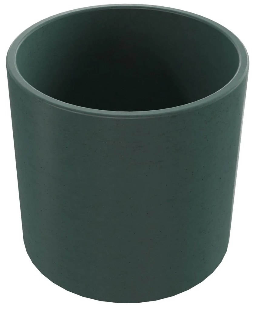 Umywalka betonowa nablatowa okrągła bez otworu na baterię 41 x 40 cm BENE | różne kolory : Kolor - Oliwkowy