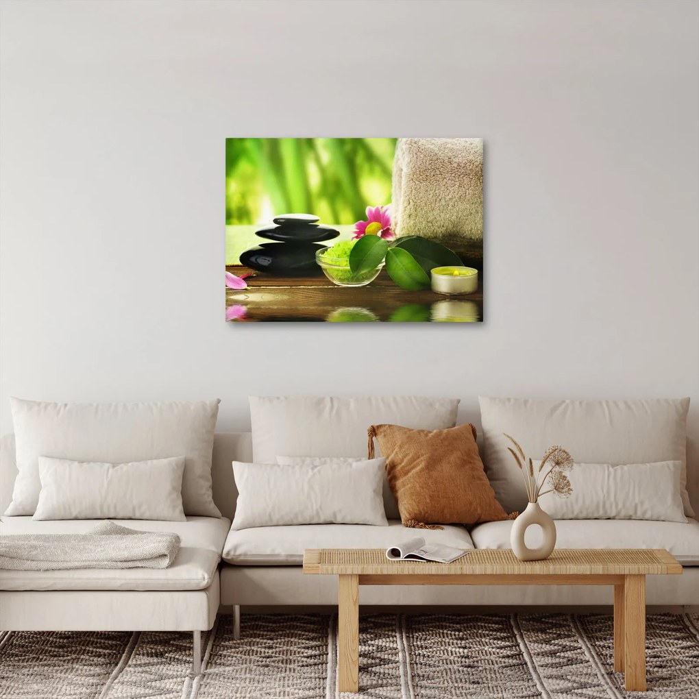 Obraz narzędzi do masażu (70x50 cm)