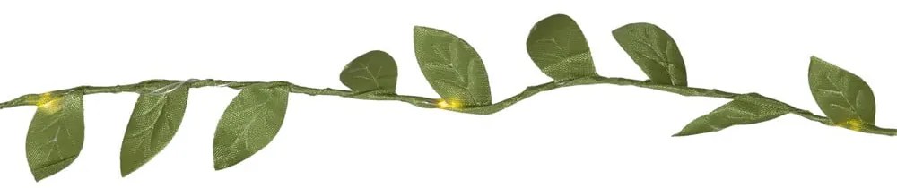 Zielona girlanda świetlna LED Star Trading Leaf, dł. 95 cm