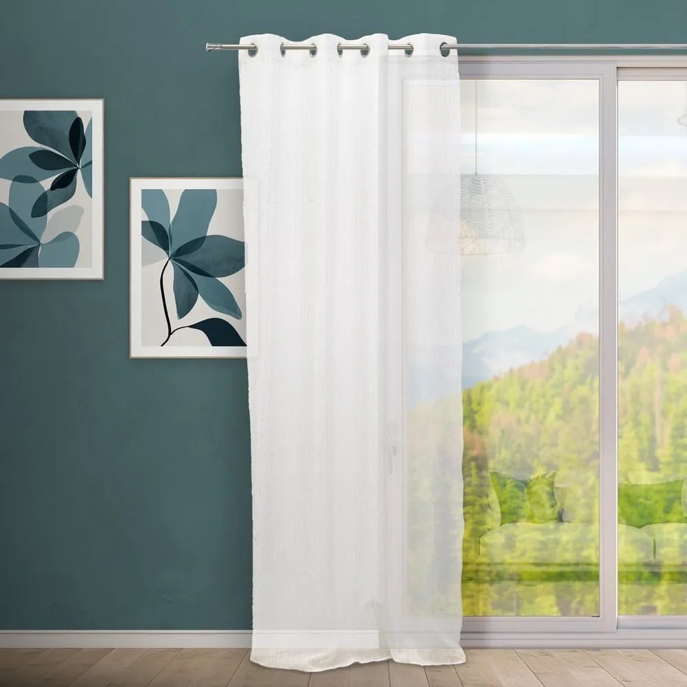 Biała firanka 140x260 cm Vertical Thread – Casa Selección