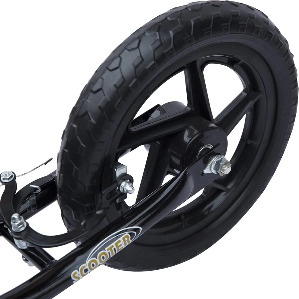 HOMCOM Hulajnoga miejska dziecięca Niebieska Dł 120xSzer 52xWys 80-88cm | Aosom PL