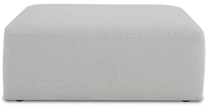 Biały moduł sofy z materiału bouclé Roxy – Scandic