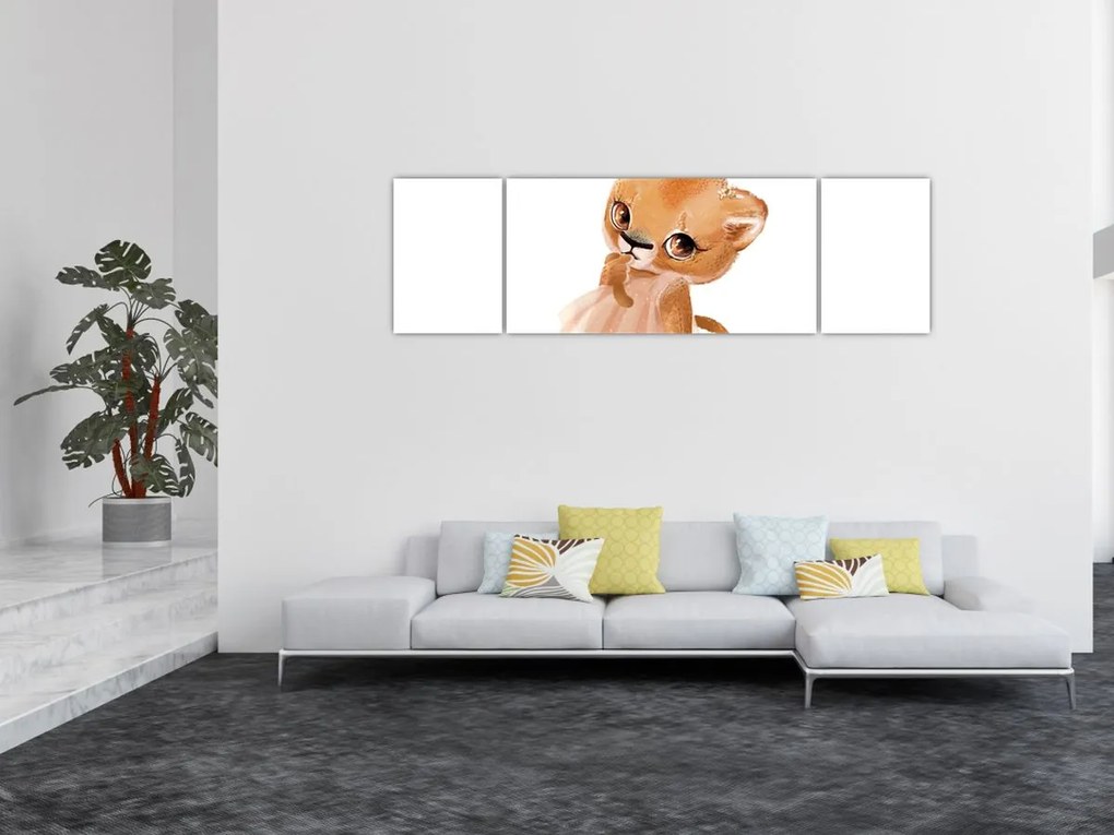 Obraz - Zwierzątko akwarelowe N⁰6 (170x50 cm)