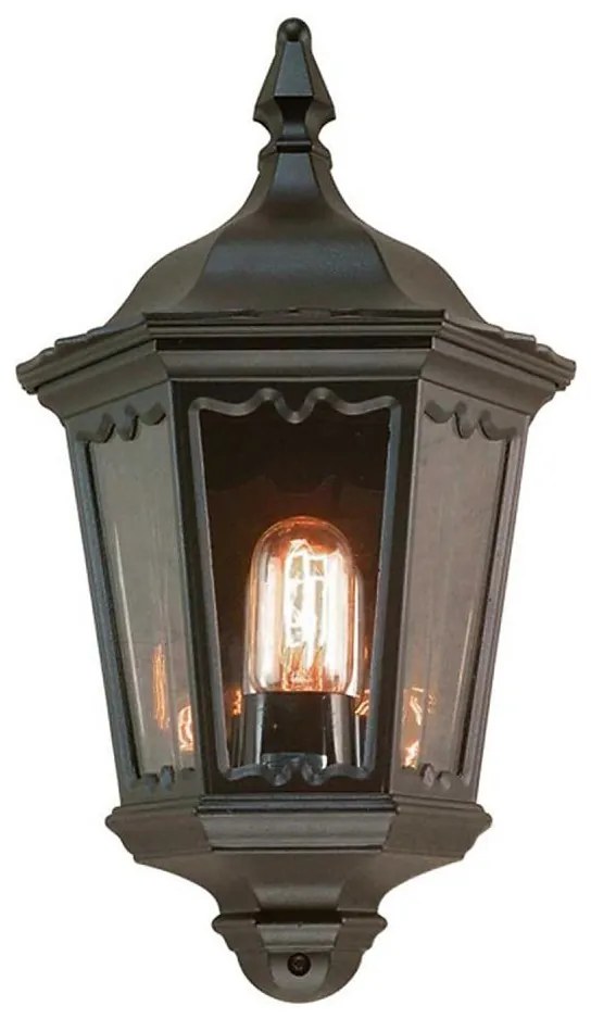 Elstead MD7-BLACK-Kinkiet zewnętrzny MEDSTEAD 1xE27/60W/230V IP44 czarny