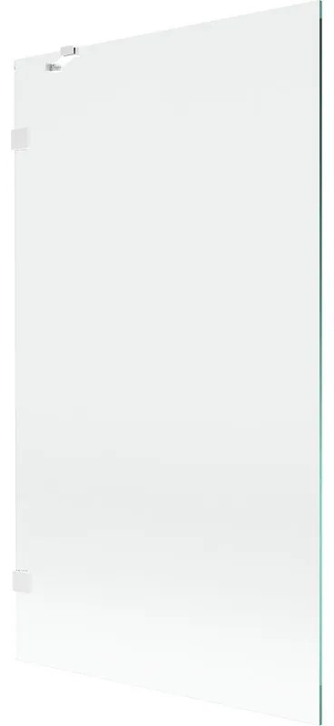 Mexen Lunar parawan nawannowy 1-skrzydłowy 100 x 150 cm, transparent, biały - 897-100-000-20-00