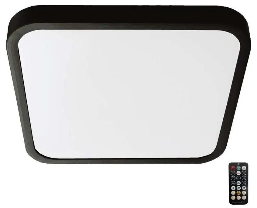 LED sufitowa lampa łazienkowa z czujnikiem LED/36W/230V 4000K IP44 czarna