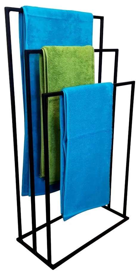 Stojak wieszak III łazienkowy na ręczniki LOFT