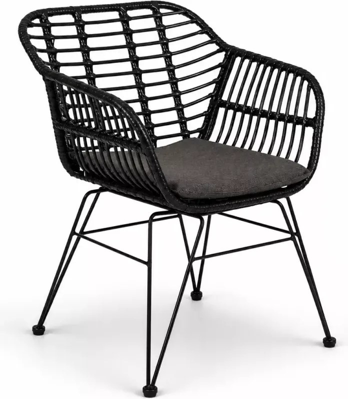 Krzesło rattanowe Richly – eleganckie, ergonomiczne i odporne na warunki atmosferyczne, idealne do wnętrz