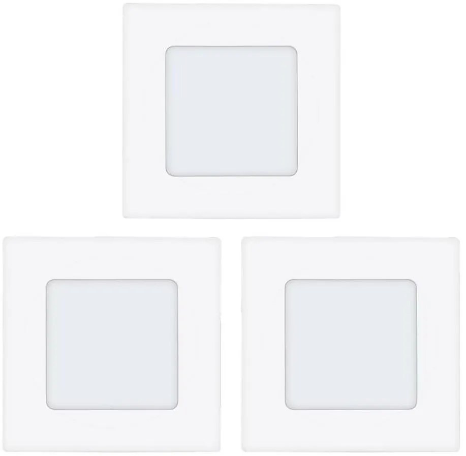 Eglo 78196 - ZESTAW 3x opraw wpuszczanych LED 3xLED/2,7W/230V