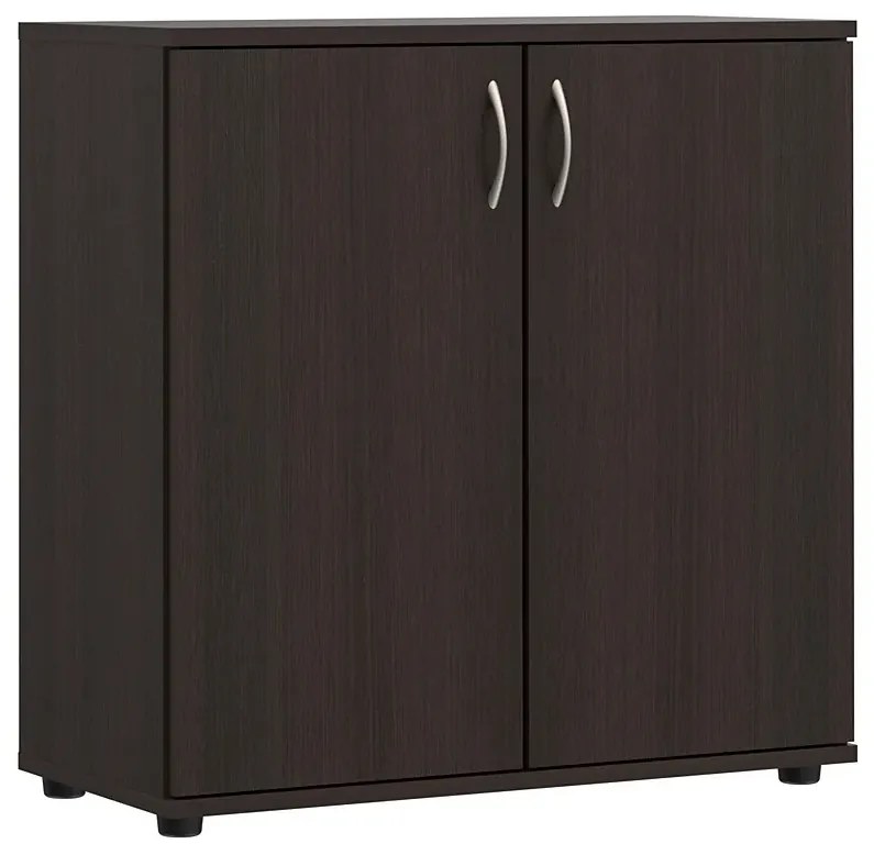 Minimalistyczna Komoda Biurowa Z Drzwiczkami Wenge L1-K53