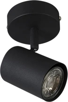 Inteligentny reflektor czarny z WiFi GU10 z regulacją - Jeana