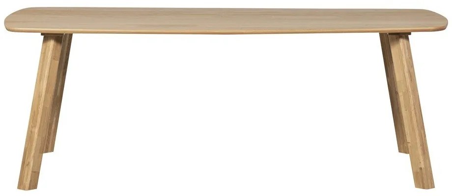 Stół z litego drewna dębowego 100x180 cm Tablo – WOOOD