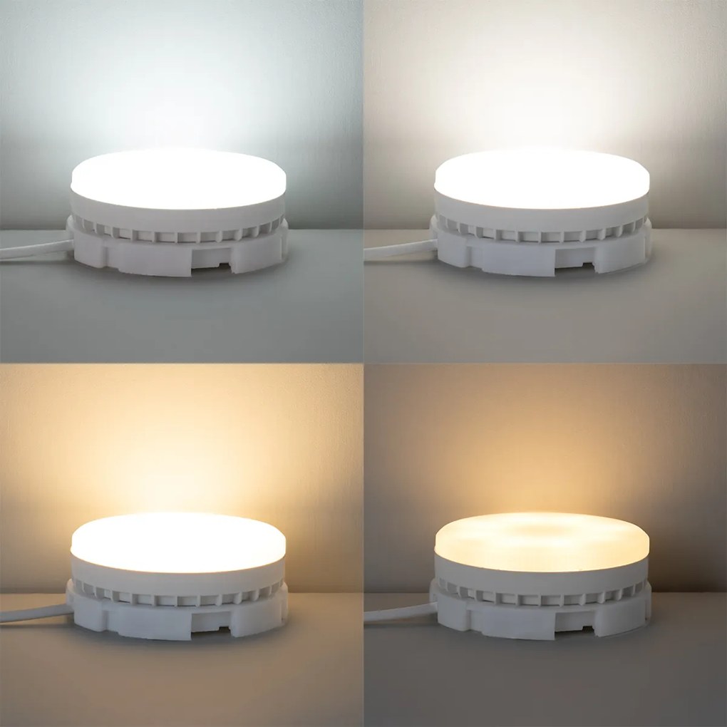 Zestaw 5 inteligentnych żarówek LED GX53 z możliwością ściemniania 9W 806LM 2700K-6500K