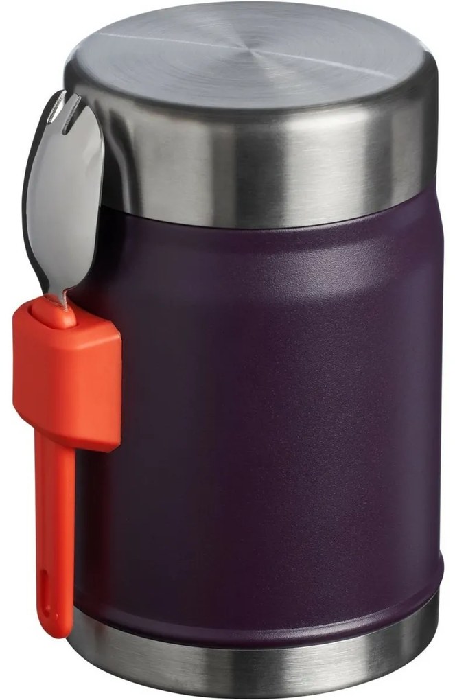 Termos Stanley Dining 400 ml z łyżką/widelcemŚliwka