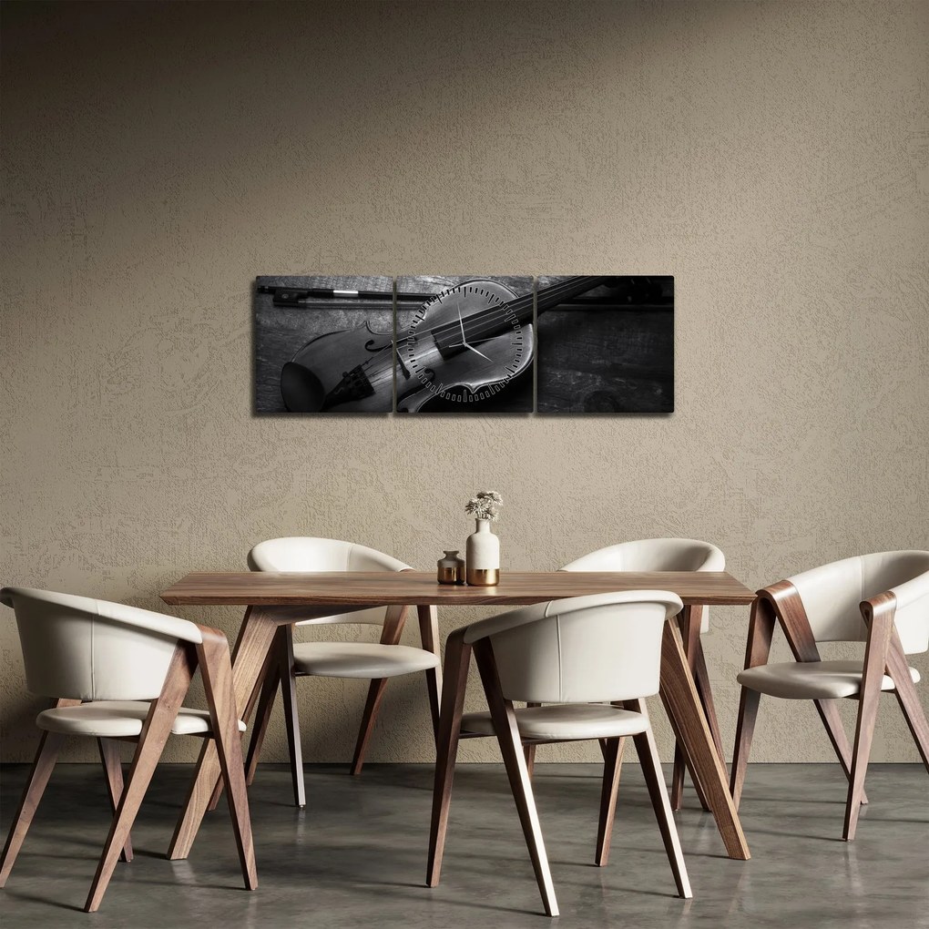 Obraz - Altówka (z zegarem) (90x30 cm)