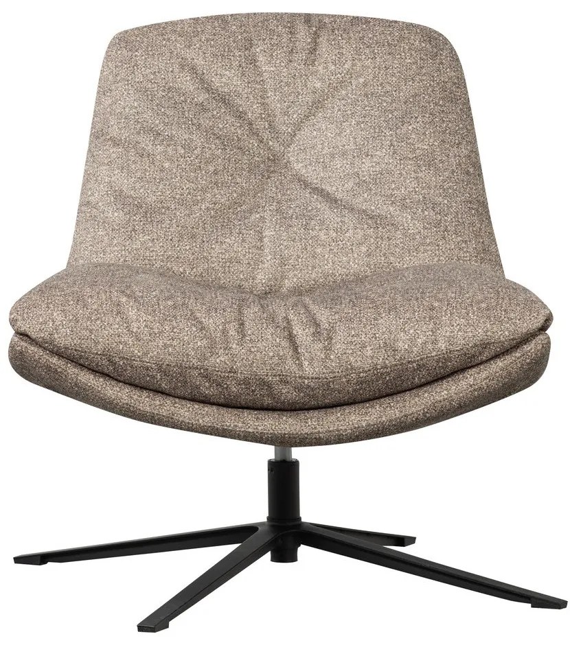 Obrotowy fotel w naturalnym kolorze Arve – WOOOD