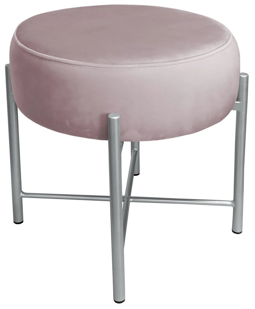 Taboret Pola noga metalowa szara MG55