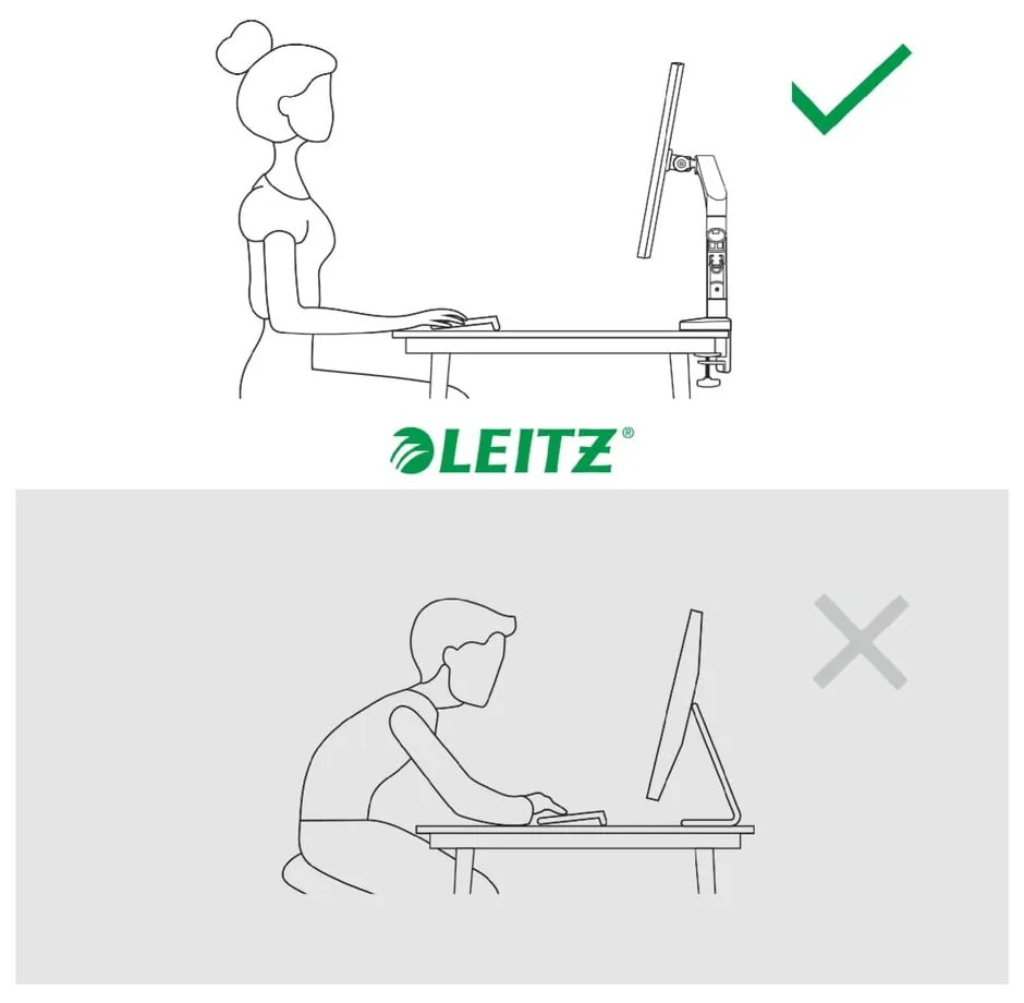 Uchwyt na monitor Ergo – Leitz