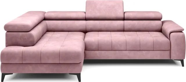 Narożnik CHIVAS L Lewostronny z Elektryczną regulacją siedziska wolnostojący tkanina Element 24 WERSAL