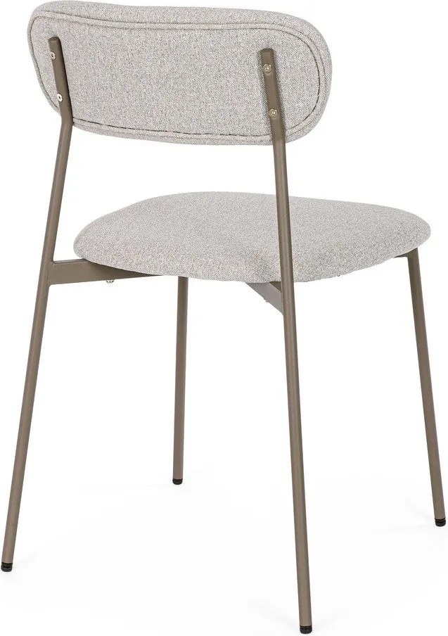 Jasnobrązowe tapicerowane krzesło Inka – Yes Everyday