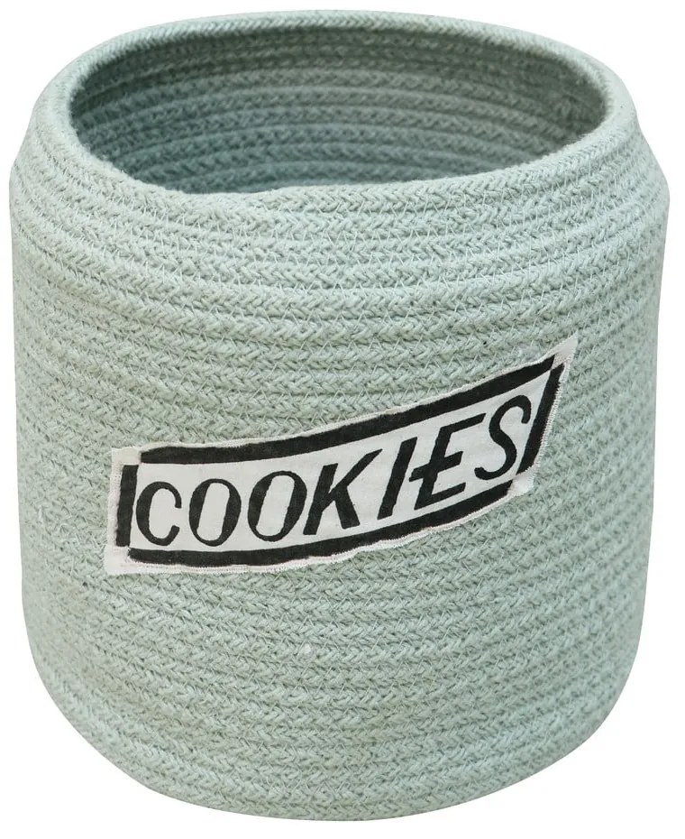 Jasnoniebieski tekstylny dziecięcy kosz na zabawki ø 20x26 cm Cookie Jar – Lorena Canals