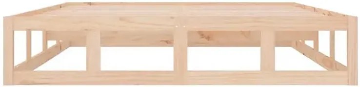 Dwuosobowe łóżko z naturalnej sosny 160x200 - Rixo 6X