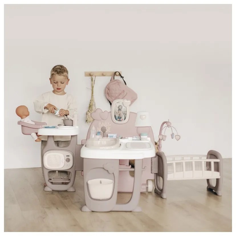 Smoby baby nurse duży kącik opiekunki dla lalki