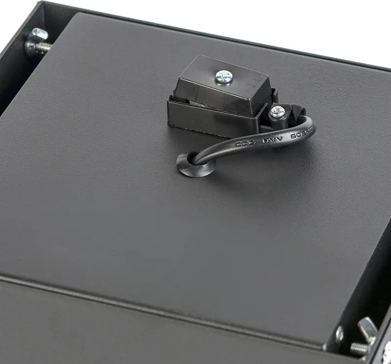 Wpuszczany reflektor czarny AR111 pochylny i obrotowy bezramkowy - Oneon